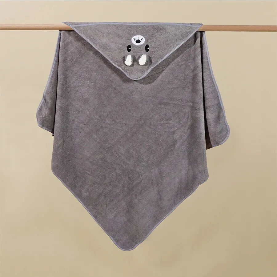 Quick-Dry Baby Hooded Towel