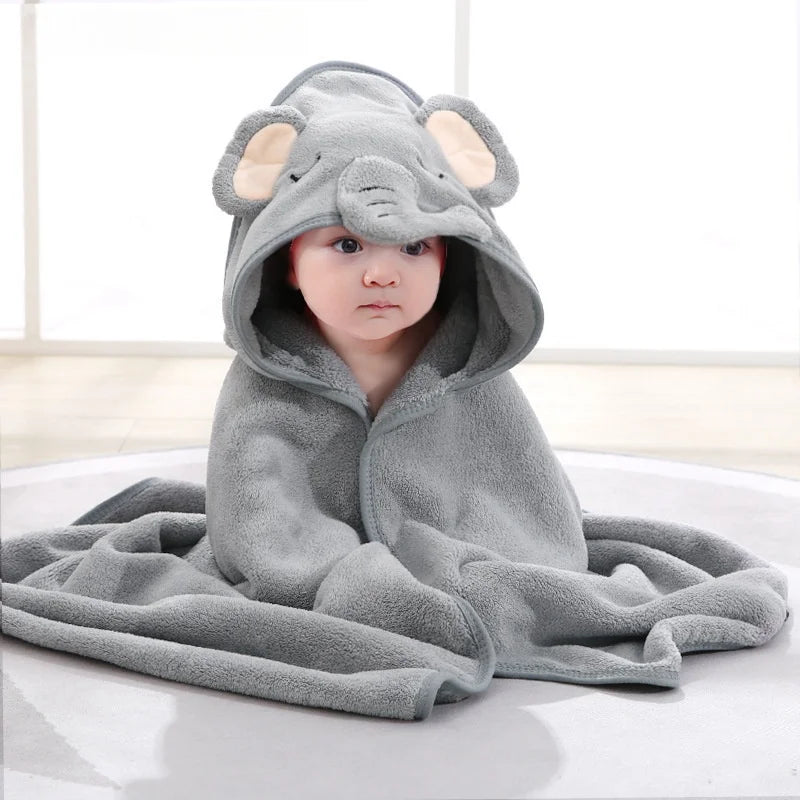 Quick-Dry Baby Hooded Towel