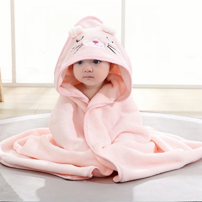 Quick-Dry Baby Hooded Towel